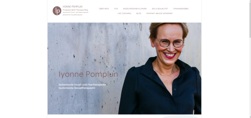 Ivonne Pomplun – systemische Paar- und Sexualtherapeutin in Berlin Prenzlauer Berg