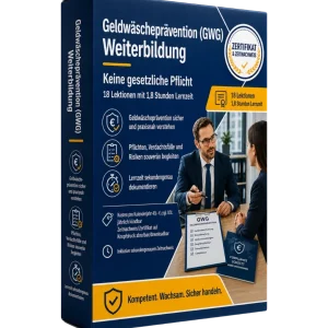 Weiterbildung zur Geldwäscheprävention (GWG)